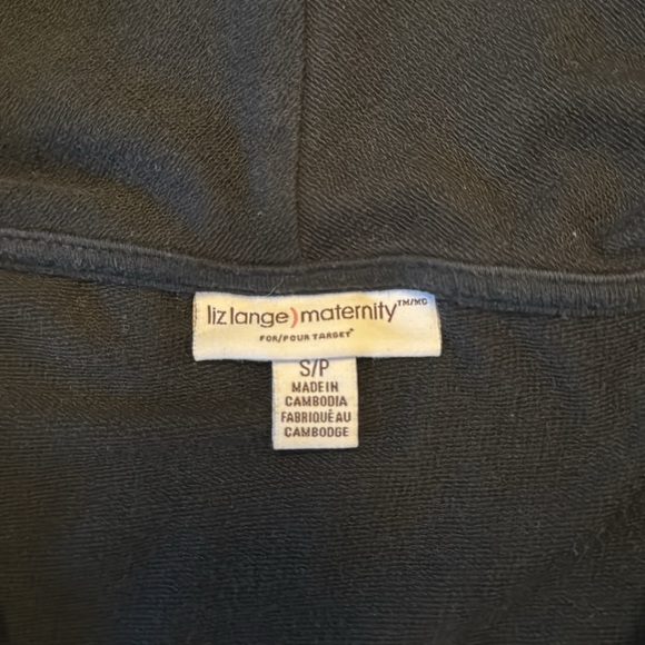 Liz Lange Maternity Sweater/ Sweatshirt Black Size S/P - Picture 2 of 2